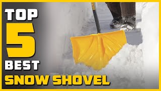 Best Snow Shovel for 2023 Top 5 Snow Shovels Review [upl. by Mullane]