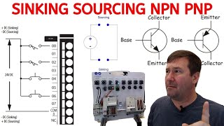 Sinking and Sourcing PLC Inputs with PNP NPN Sensors [upl. by Emogene]