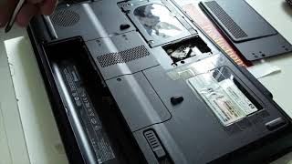 QIT202037 install Win7 to old laptop using SSD HD The old laptop name compaq presario V3000 [upl. by Auvil]