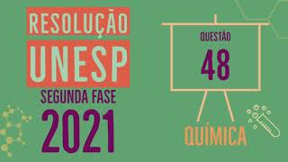 UNESP 2021  Segunda Fase  Questão 48 [upl. by Curley281]