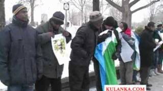 Djibouti  Demonstration for change  Ottawa feb 19 2011 [upl. by Fahy114]