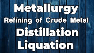 Metal19Distillation and LiquationRefining of Crude metalMetallurgyExplanation in Tamil [upl. by Annawik]