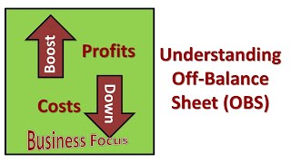 Understanding Off  Balance Sheet OBS [upl. by Lleraj]