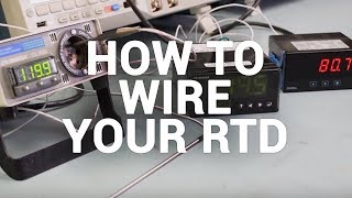 How to wire your RTD Get proper RTD readings [upl. by Eniaral]