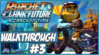 Ratchet And Clank A Crack In Time Walkthrough Ep3 wAngel  Space Invaders [upl. by Anovad427]