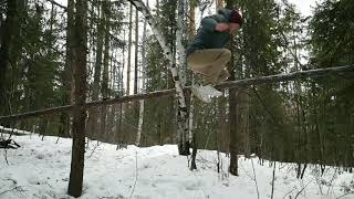 Go Pro Parkour and Freerunning with a SELFIE STICK [upl. by Strep]