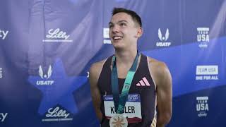 Hobbs Kessler Is Ready To Run Both The 1500m and 800m In Paris [upl. by Gib]