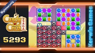 Candy Crush Saga Level 5293  Nightmarishly Hard Level  No Boosters [upl. by Yssirk]