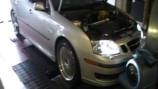 Saab 93 with a JZW E85 tune on the Dyno [upl. by Seluj426]