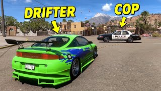 Drift Cars vs COPS  Forza Horizon 5 [upl. by Dennis331]