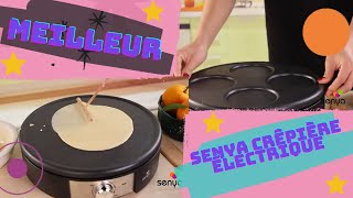 MEILLEURE CREPIERE ELECTRIQUE PAS CHER ✨SENYA Crêpière électrique [upl. by Ysak]