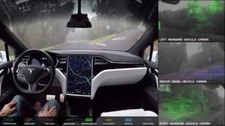 Autopilot Full Self Driving Demonstration Nov 18 2016 Realtime Speed [upl. by Seerdi]