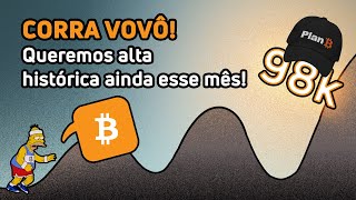 Corra BITCOIN Queremos 98k nesse mês [upl. by Netsirhk]