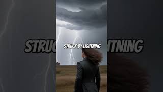 In a Lightning Storm Your Hair Can Save Your Life ⚡shorts lightningsafety safetytips facts [upl. by Ebert]