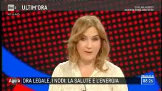 Rai3 AGORA 27032019Intervista a Giuseppe Insalaco IBIM CNR [upl. by Xonnel]