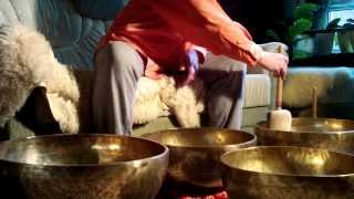 Klangschalen Meditation Singing bowls meditation 02 [upl. by Arev839]