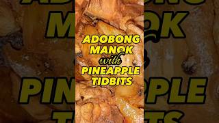 ADOBONG MANOK WITH PINEAPPLE TIDBITS food foodlover shorts [upl. by Waxler]