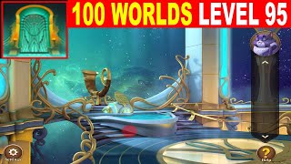 100 Worlds LEVEL 95 Walkthrough  Escape Room Game 100 Worlds Guide [upl. by Ardnu]