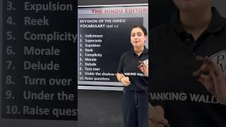 The Hindu Vocabulary  21 October 2024 vocabulary thehindueditorial bankingwallah [upl. by Ozzy]