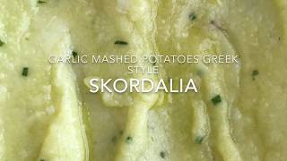 SkordaliaGarlic Mashed Potatoes Greek Style By AGREEKTWIST [upl. by Dihsar604]