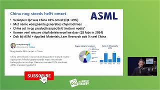 Aandelen ASML 10 lager dit is waarom blik op cijfers  China restricties [upl. by Gnes139]