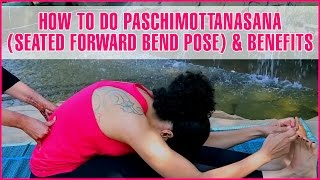 How To Do PASCHIMOTTANASANA SEATED FORWARD BENDamp Its Benefits [upl. by Yevrah]