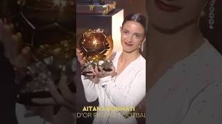 The 2024 ballondor is… AITANA BONMATÍ fcbarcelona shorts [upl. by Akyeluz82]