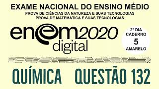 Enem 2020  Prova Digital  Questão 132 [upl. by Kirit]