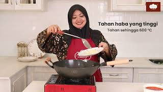 Kuali Besi tanpa Salutan  Vantage Fine Iron 32cm Wok [upl. by Waxman161]