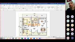 AutoCAD kroki çizimi 2  1 daire kat planlama 2D autocad kat planı kroki Ders 1 [upl. by Rozanne]