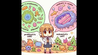 What is a Prokaryotic and Eukaryotic cell  Discovering history with Biology 🦠 [upl. by Aneehta798]