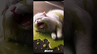 quotEpic Battle😱🔥Cute Cat vs Zombiecatsoftiktok cat cute aiart ai poorcat catlover billi fyp [upl. by Adnahsal]