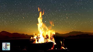 Cozy Campfire 🔥 Relaxing Fireplace Sounds 🔥 Burning Fireplace amp Crackling Fire Sounds NO MUSIC [upl. by Harutek357]