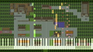 【ポケモン金銀】39エンジュシティ【ピアノアレンジもどき】【Pokémon GoldSilver】39 Ecruteak City【Piano midi】 [upl. by Novaat637]