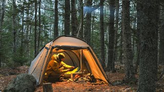 Hot Tent Winter Camping  Part 2 [upl. by Walker]