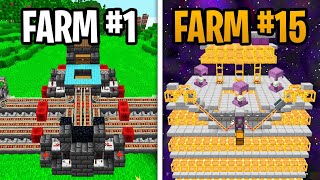 I Built EVERY Automatic Farm in Minecraft Hardcore [upl. by Hedda]