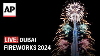 Dubai fireworks 2024 Watch the UAE ring in the New Year [upl. by Angele]