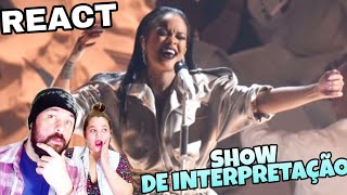 REAGINDO RIHANNA  STAY LOVE ON THE BRAIN DIAMONDS VMAS REACT [upl. by Assilram]