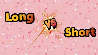 Long v Short challenge ✨which one do you like longvsshort [upl. by Atalanti113]