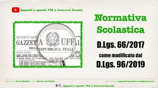 DLgs 662017 come modificato dal DLgs 962019 [upl. by Mozart]