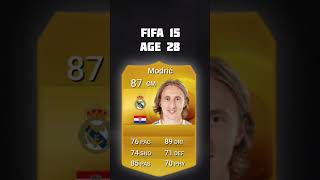 Luka modric card evolution from Fifa 10 to FC 25 [upl. by Assirrac]