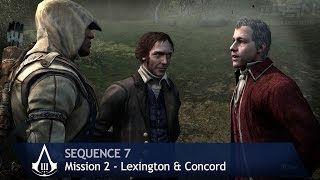 Assassins Creed 3  Sequence 7  Mission 2  Lexington amp Concord 100 Sync [upl. by Ardnahsal]