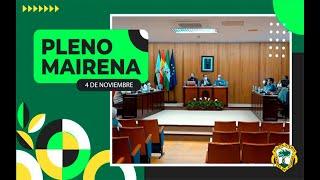 Pleno Ayuntamiento Mairena del Aljarafe 21 de noviembre 2024 [upl. by Anella]