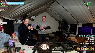 Day 9 Winter ALASKA Camping  Exploring winter Walltent [upl. by Sharron]