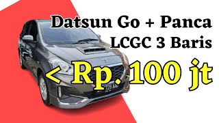 Datsun Go Plus Panca 2019 Mobil 3 Baris dibawah 100 jt tahun tinggi [upl. by Ellehcim]