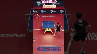 The Silent Assassin Lin Yun Ju tabletennis pingpong sportsshorts [upl. by Gnoud362]