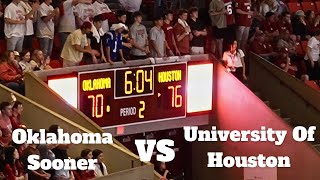 Oklahoma Sooner Basketball vs The Big 12 Leader University Of Houston Basketball 322024 [upl. by Markland]