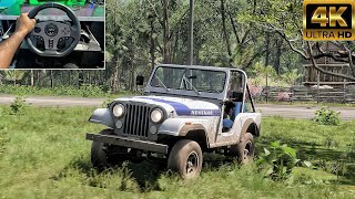 Jeep CJ5 Renegade  Forza Horizon 5  PXN V9 Steering Wheel Gameplay [upl. by Gillespie293]