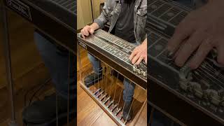 Pedal Steel Guitar Riff’n Apartment 9 Tammy Wynette shorts tutorial pedalsteelguitar [upl. by Ainerol556]