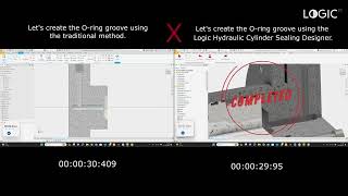 Lets create ORing groove together in Autodesk Inventor [upl. by Aicekat]